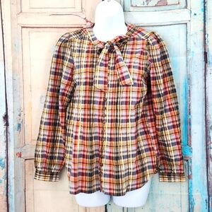 Anthropolgie Pilcro Plaid Button Down